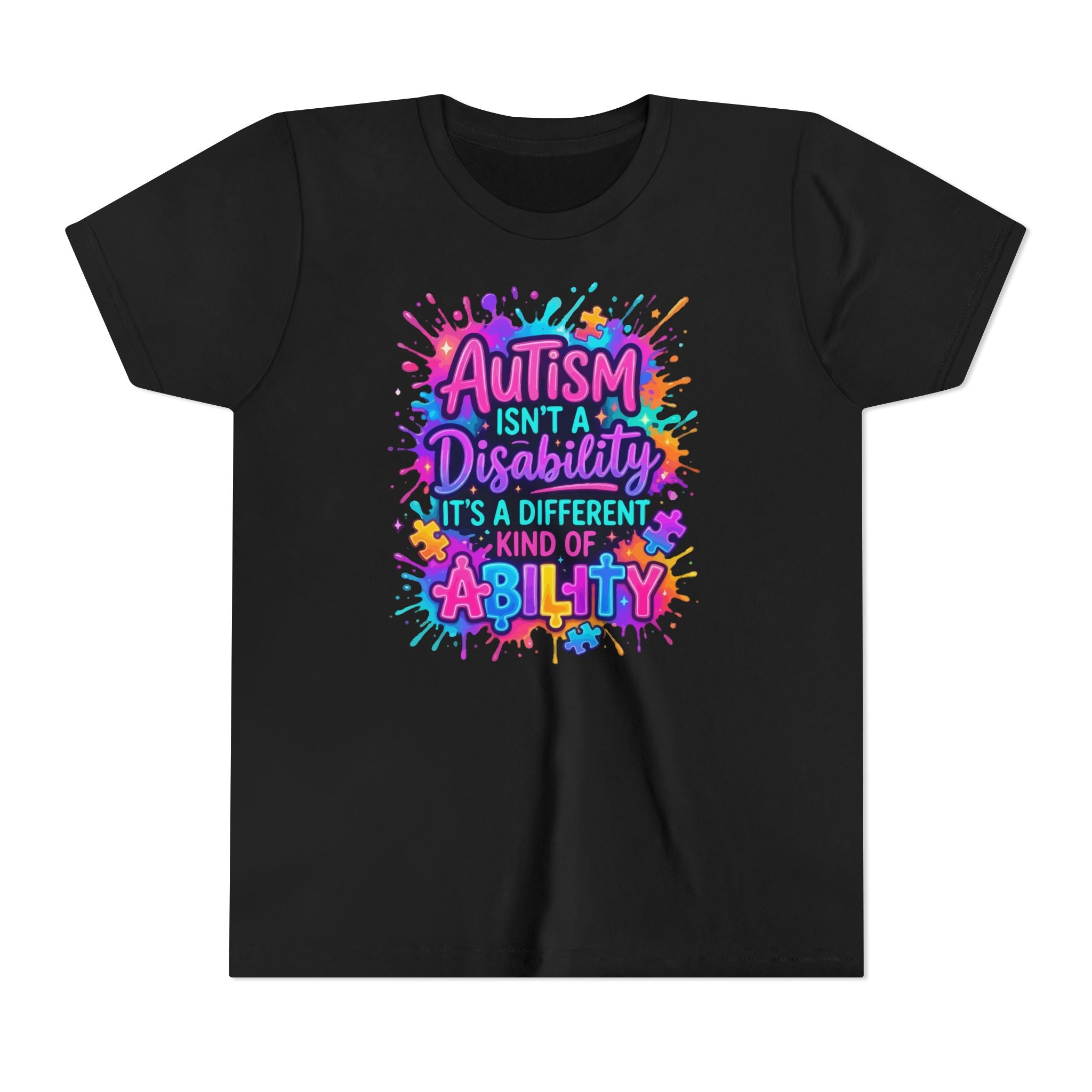 Autism Isn’t a Disability Youth Tee — Different Kind of Ability Kids Shirt
