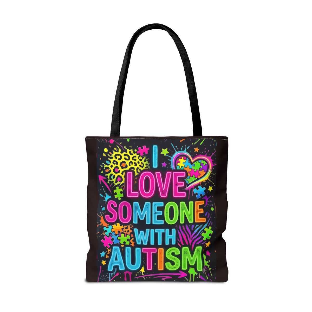 Love Someone with Autism Awareness Tote Bag