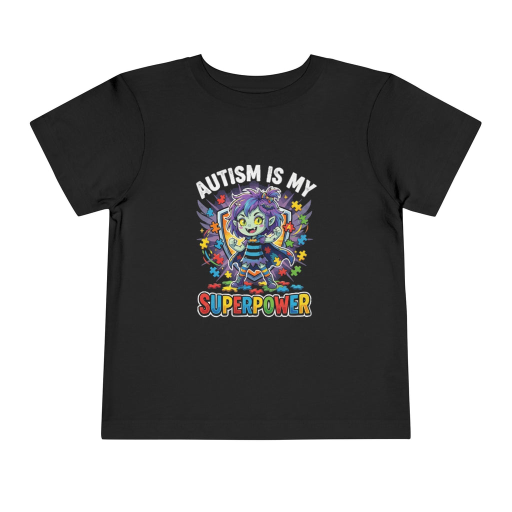 Toddler Tee — "Autism Is My Superpower" Colorful Kids T-Shirt
