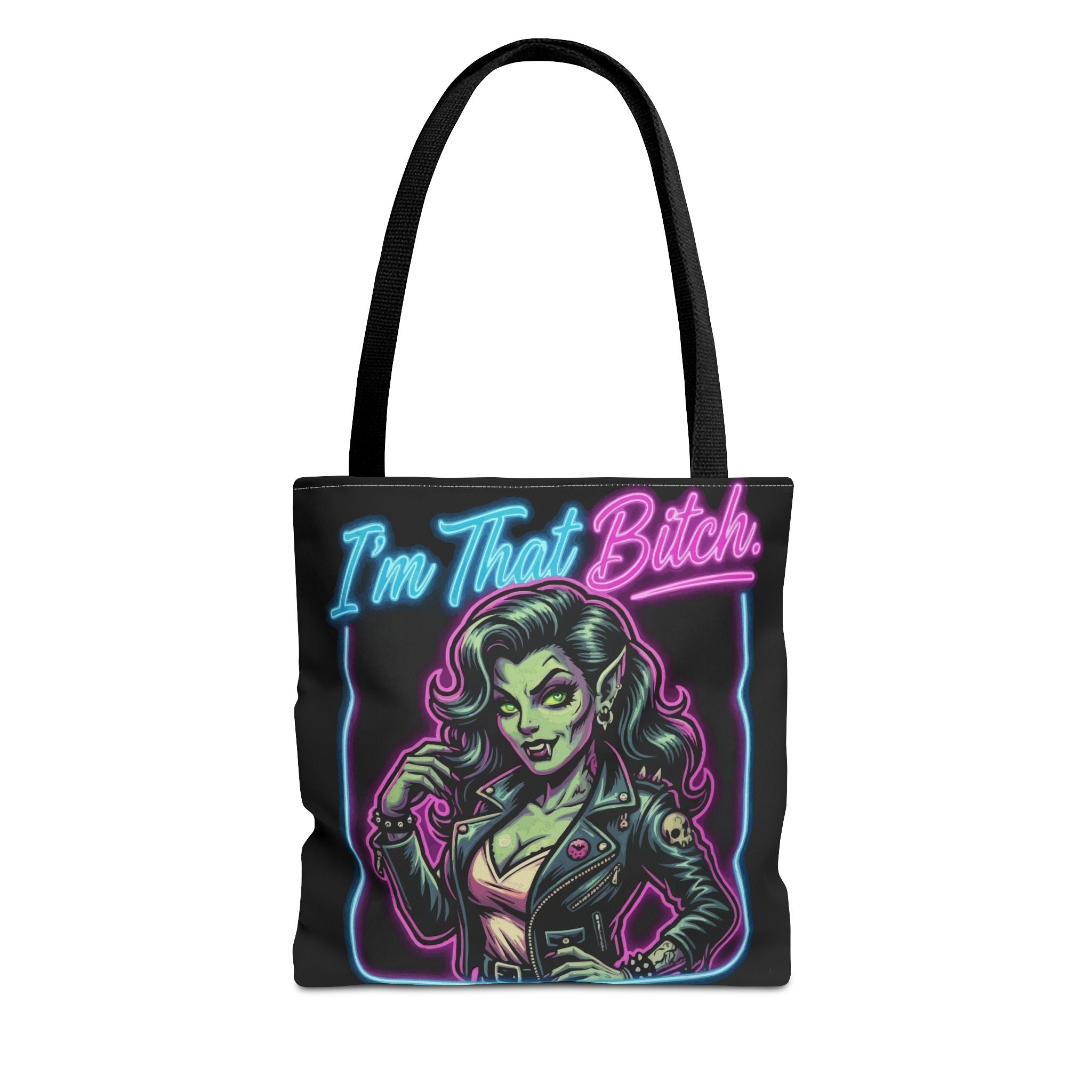 Tote Bag — "I'm That Bitch" Neon Pin-Up Tote