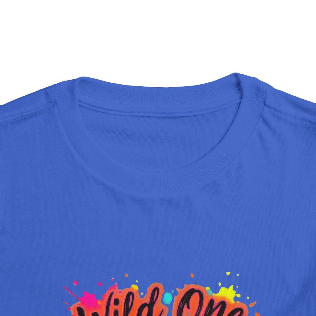 Wild One Toddler Tee — Colorful Cowboy Boots 1st Birthday Shirt