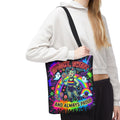 Spooky, Sweet and Always Proud Rainbow Goth Tote Bag