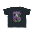 Toddler Tee — "Hell on Wheels, Ghoul Baby" Cute Goth Motorcycle Baby Shirt