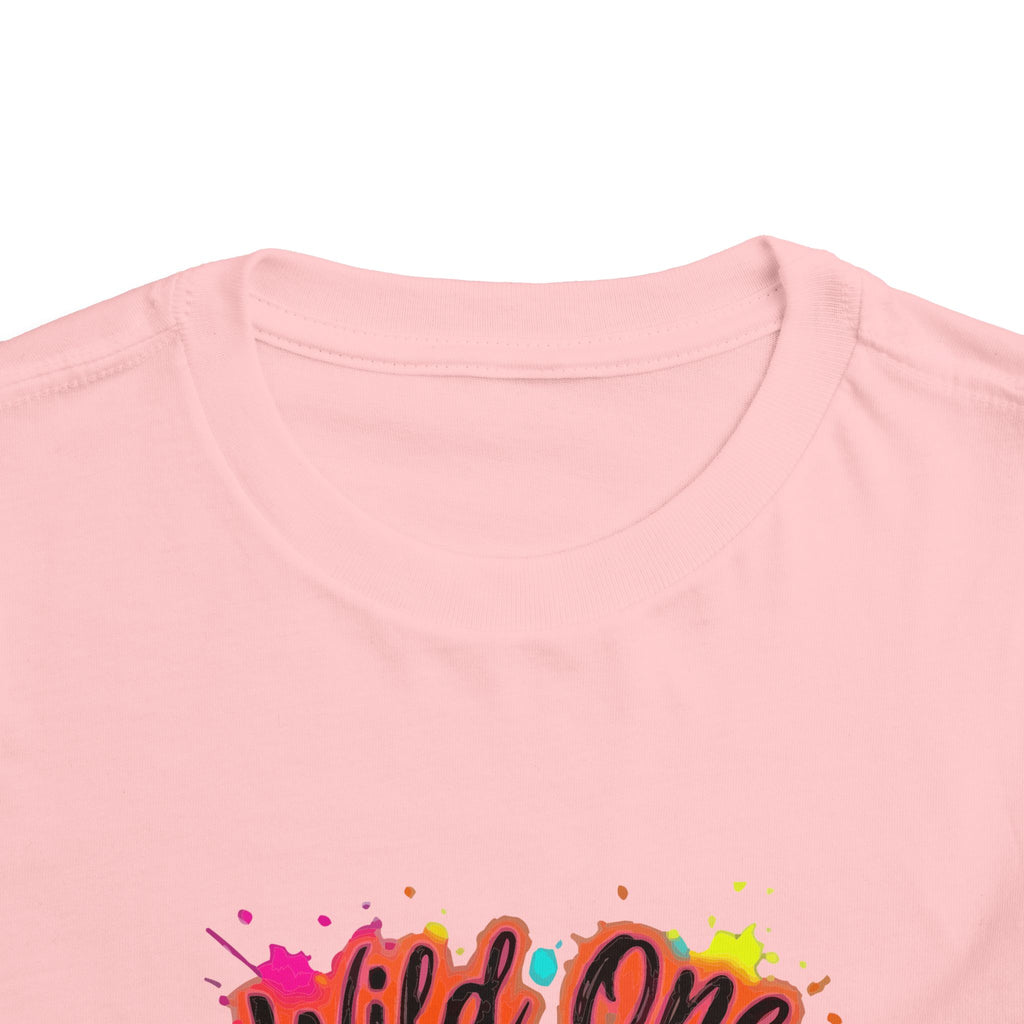 Wild One Toddler Tee — Colorful Cowboy Boots 1st Birthday Shirt