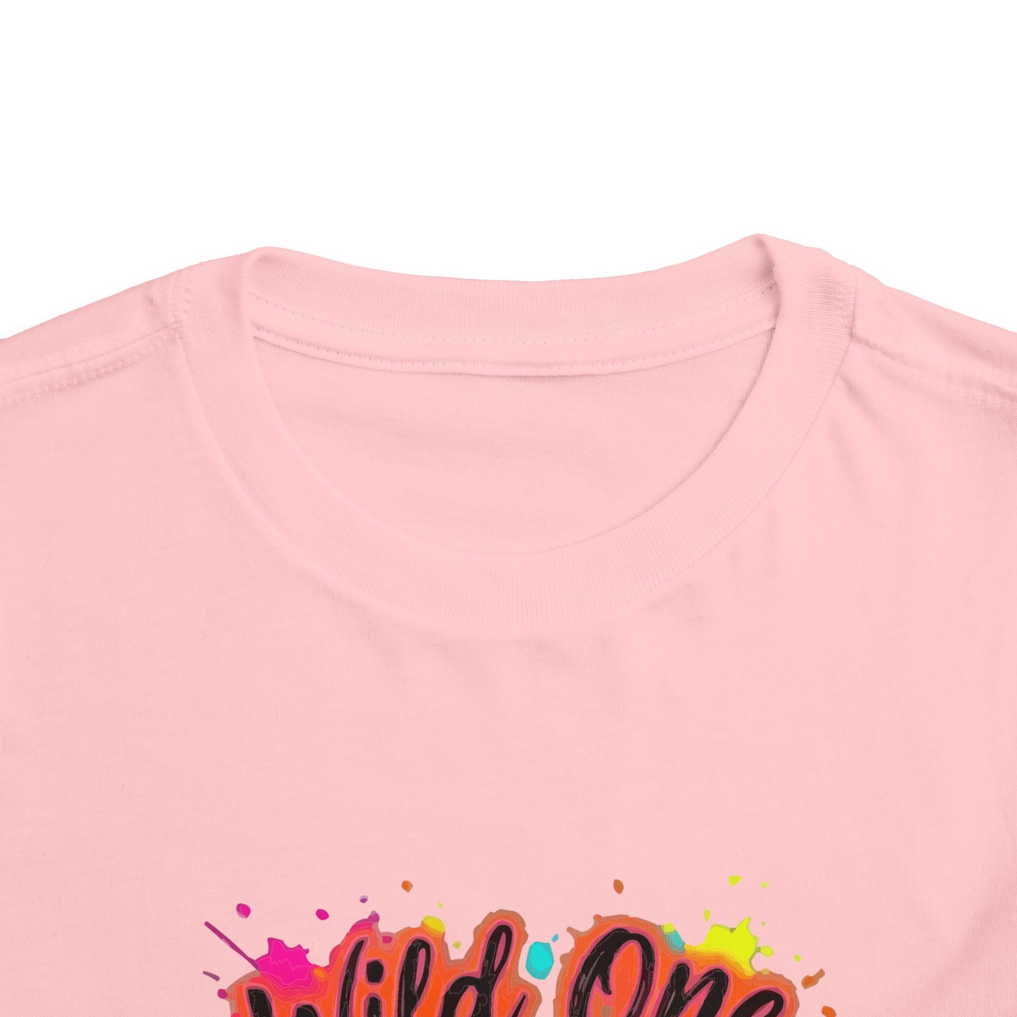Wild One Toddler Tee — Colorful Cowboy Boots 1st Birthday Shirt