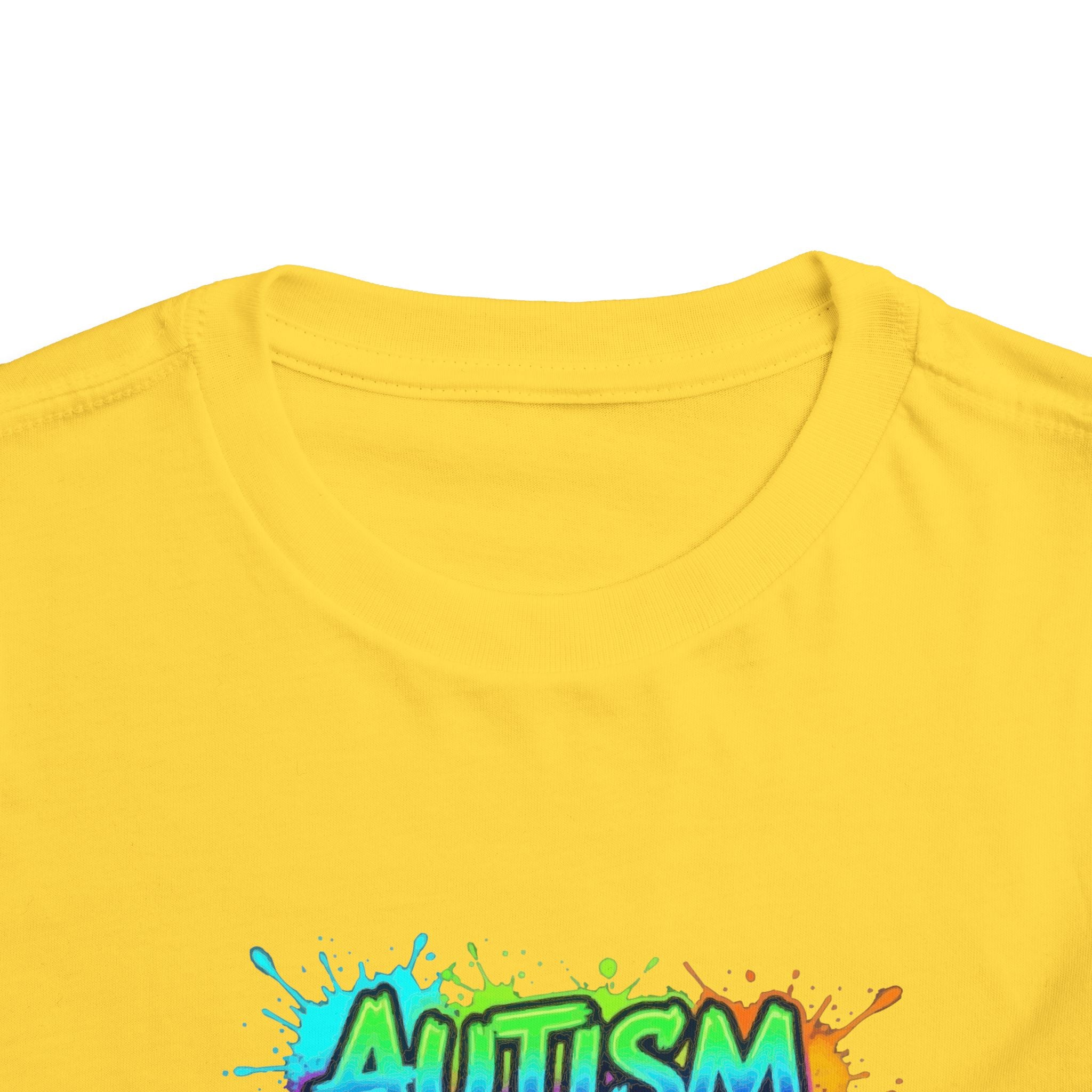 Toddler Tee — "Autism Isn't a Disability, It's a Different Kind of Ability" Colorful Awareness Shirt