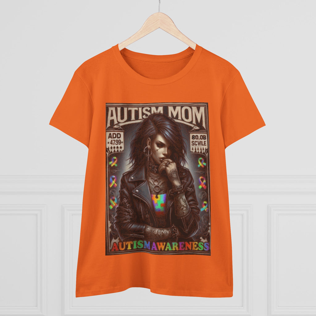 Autism Mom Tee — Gothic Rock Autism Awareness Women's T‑Shirt