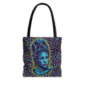 Neon Bride of Frankenstein Tote Bag - Retro Pop Art All-Over Print