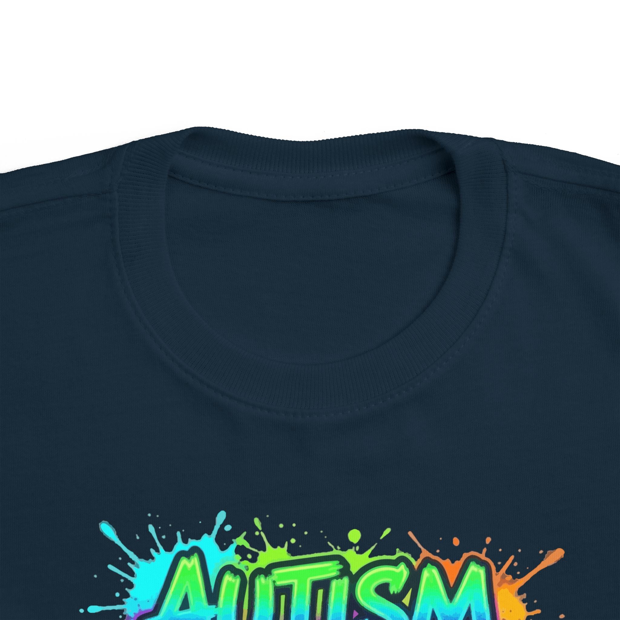 Autism Awareness Toddler Tee - "Autism Isn't a Disability, It's a Different Kind of Ability"