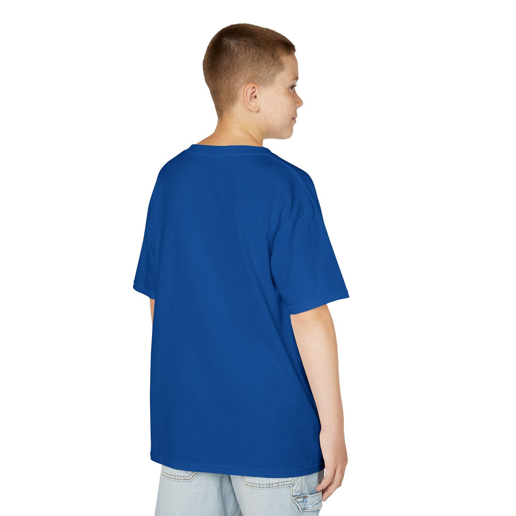 Kids Neon Drip Smiley T-Shirt — Colorful Melting Emoji Tee for Boys & Girls