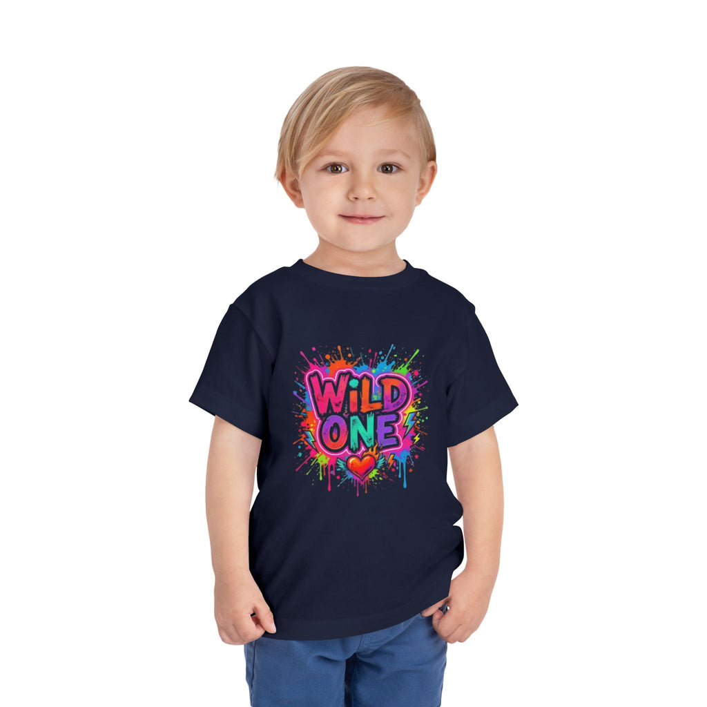 Wild One Toddler Tee — Colorful Graffiti First Birthday Shirt