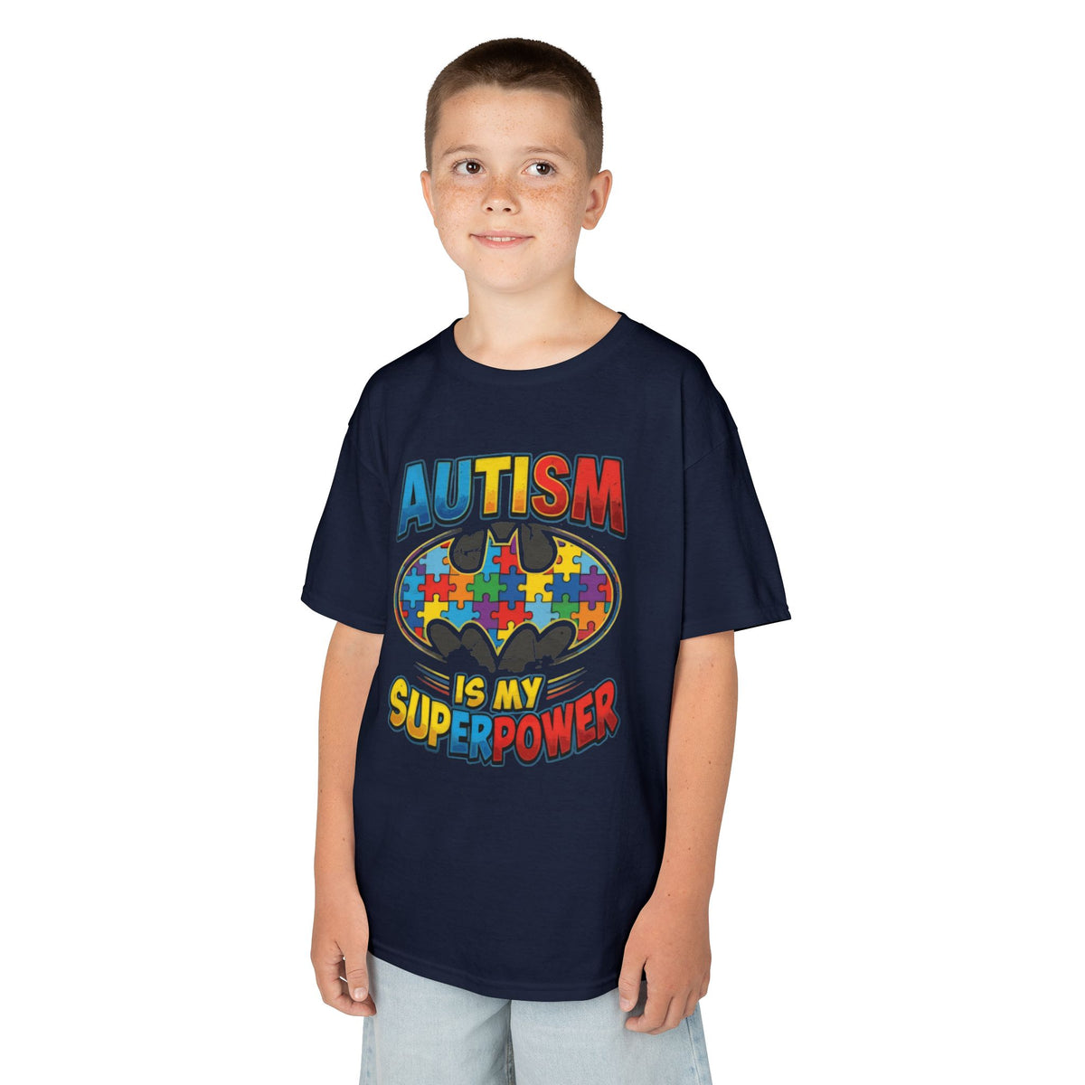 Autism Is My Superpower Kids T-Shirt