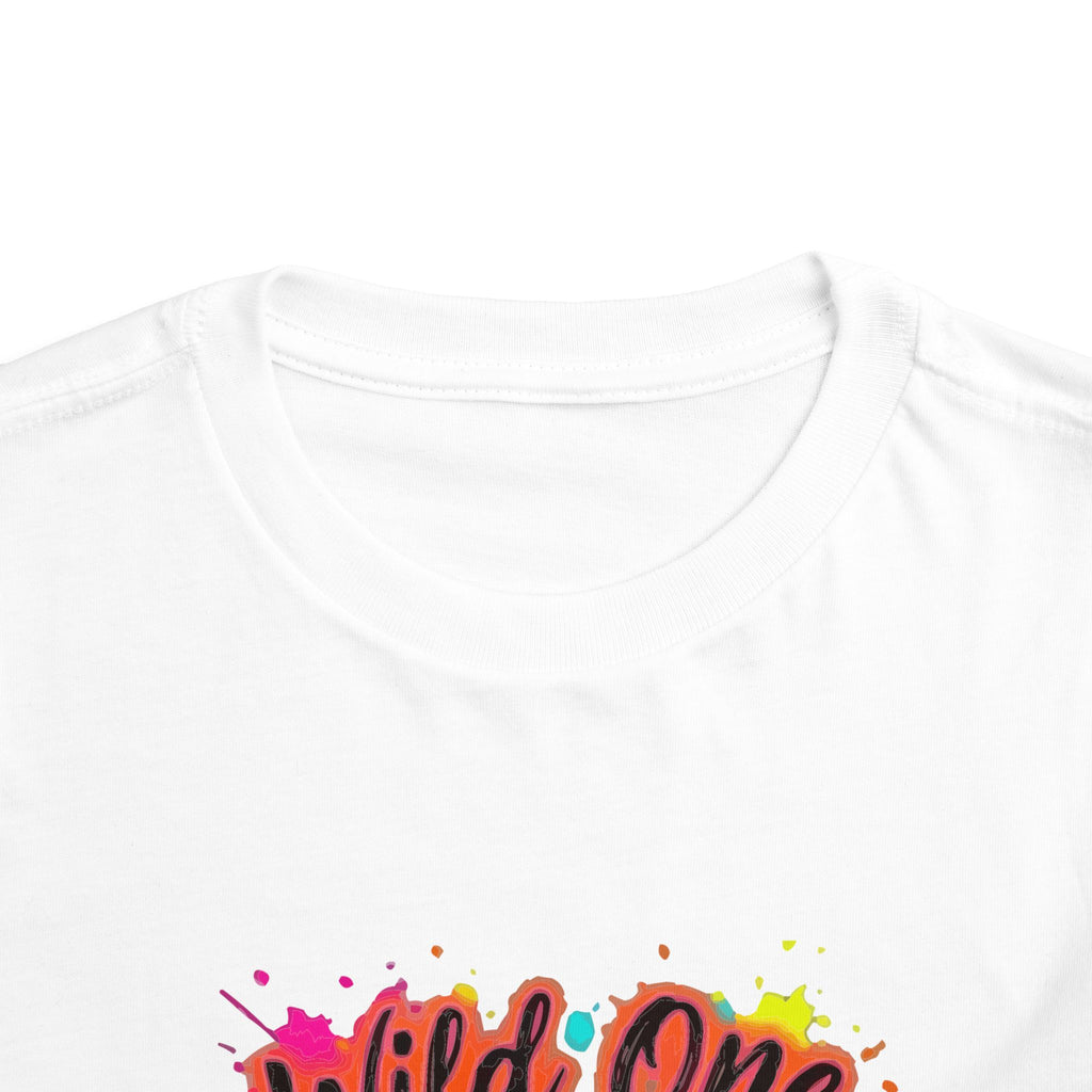 Wild One Toddler Tee — Colorful Cowboy Boots 1st Birthday Shirt