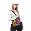 Autism Mom Tote Bag — Colorful Neon Halloween Awareness Shopper