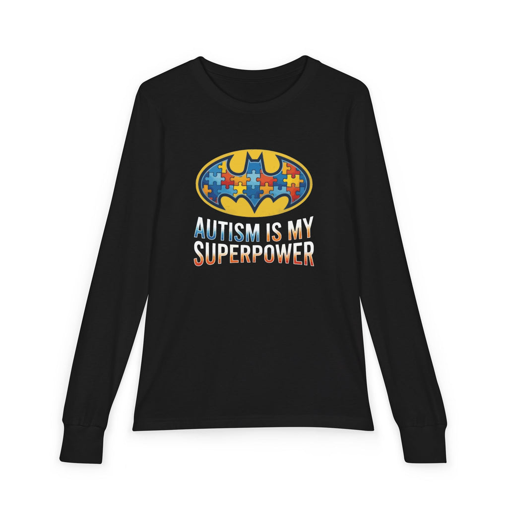 Autism Is My Superpower Youth Long Sleeve Tee