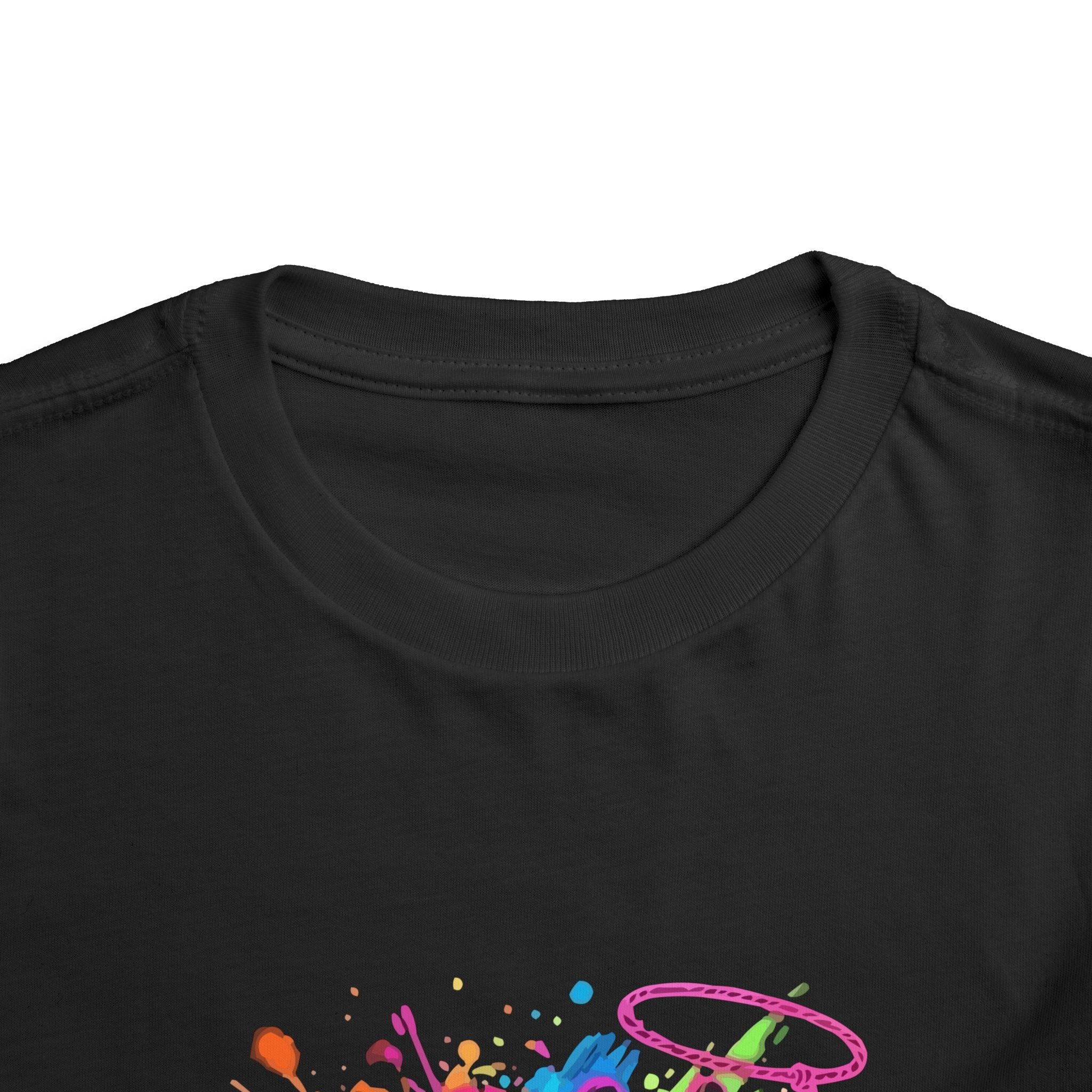 Wild One Toddler Tee — Colorful Graffiti 1st Birthday Shirt