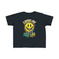Toddler Tee — 'Living My Best Life' Smiley Graphic
