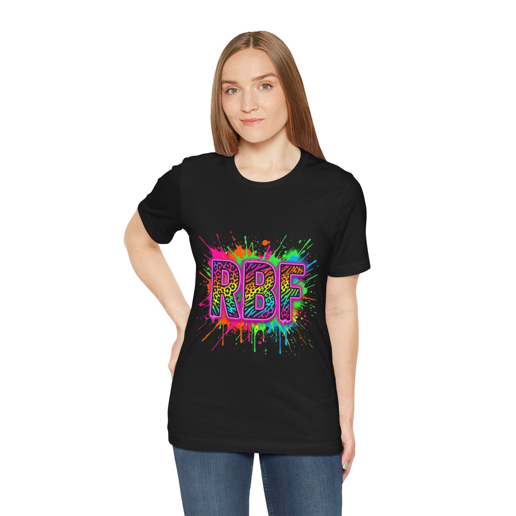 RBF Color Splash Tee — Bold Graphic RBF Shirt