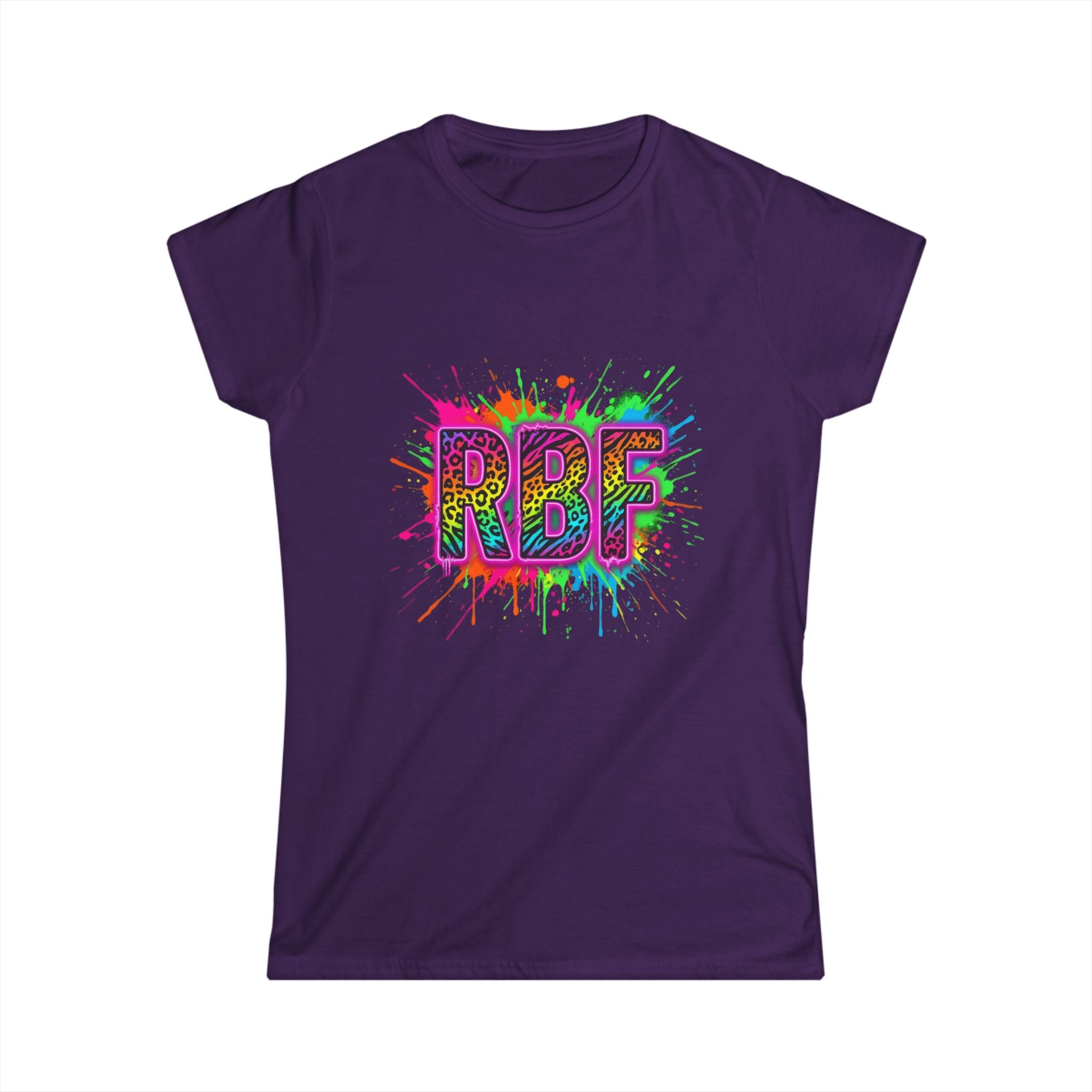 Women's RBF Tee — Black Softstyle Short Sleeve Shirt