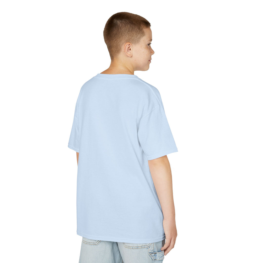 Kids Neon Drip Smiley T-Shirt — Colorful Melting Emoji Tee for Boys & Girls