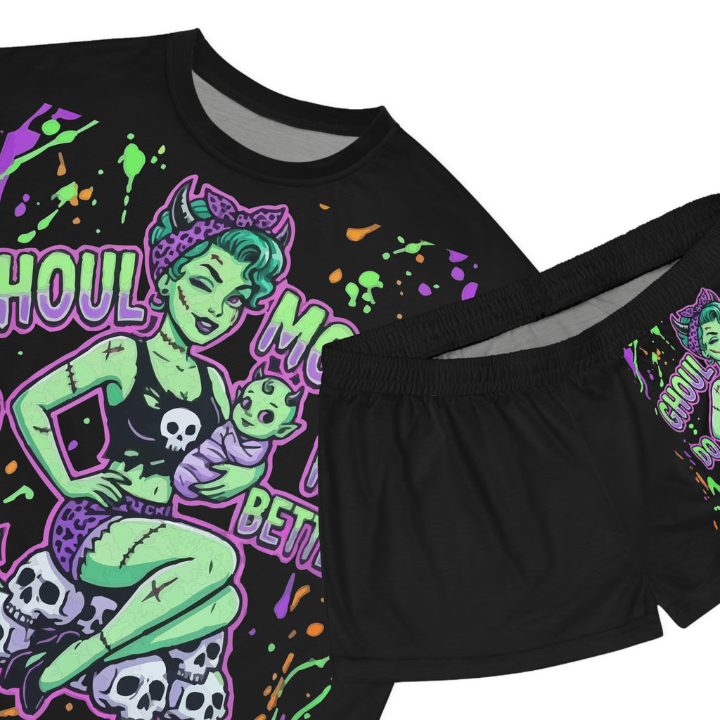 Women's Ghoul Moms Pajama Set — 'Ghoul Moms Do It Better' Halloween Sleepwear