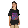 Youth T-Shirt — "Autism Isn't a Disability It's a Different Kind of Ability" Colorful Skull Splash