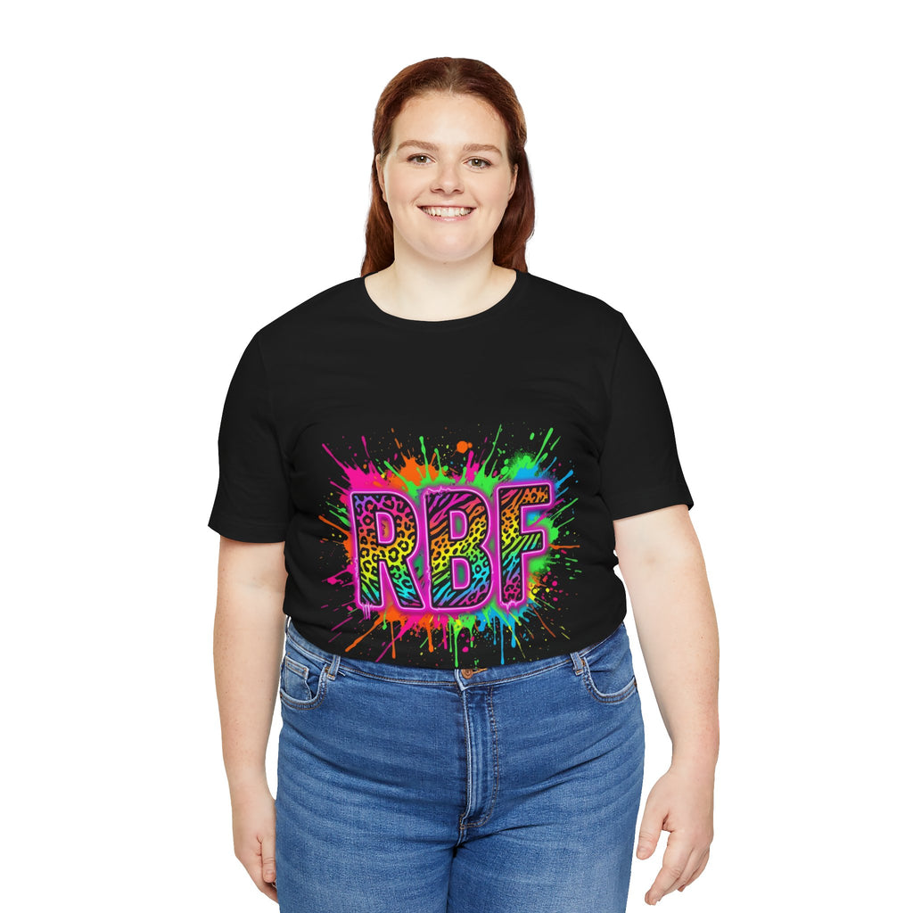 RBF Color Splash Tee — Bold Graphic RBF Shirt