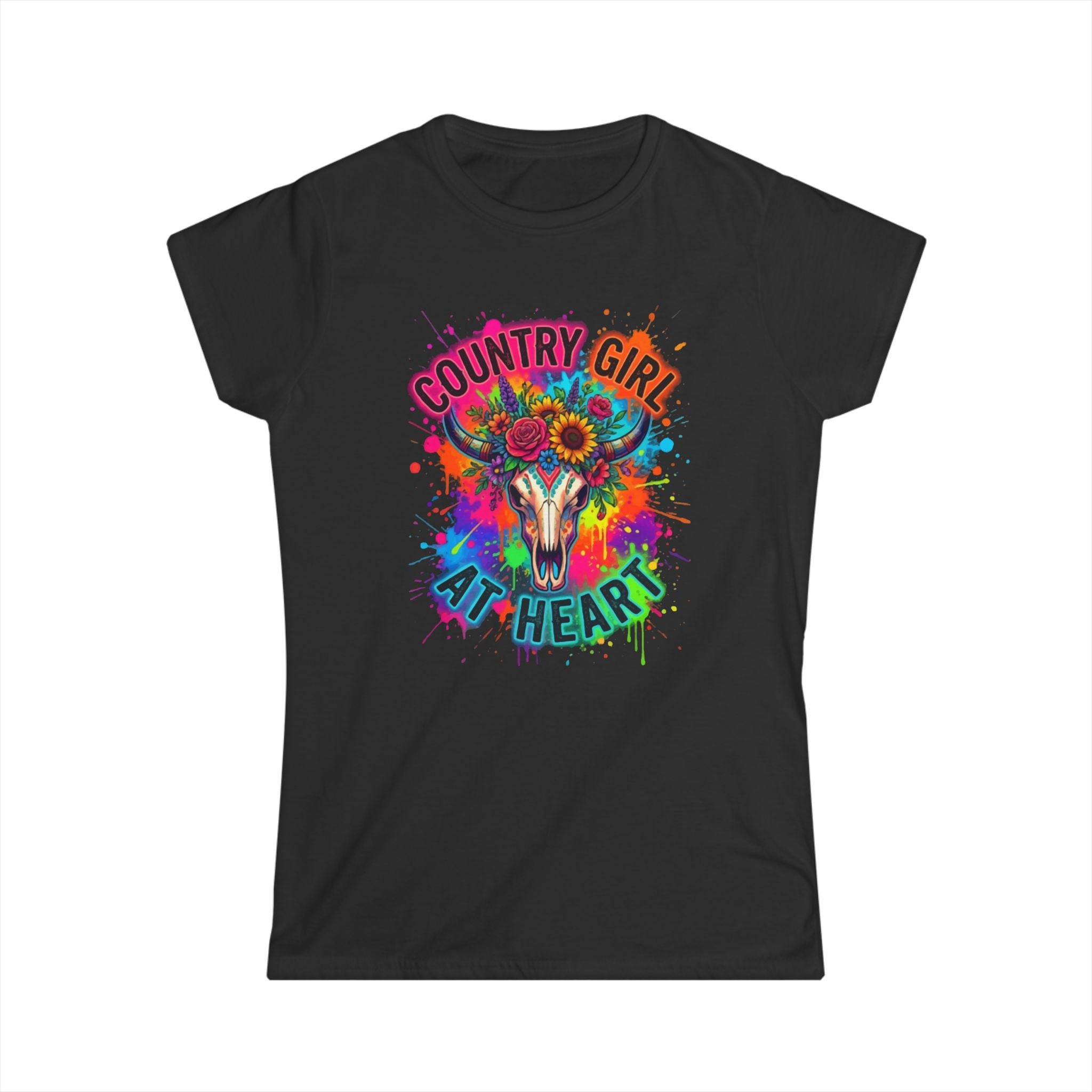 Women's Country Girl at Heart Softstyle Tee