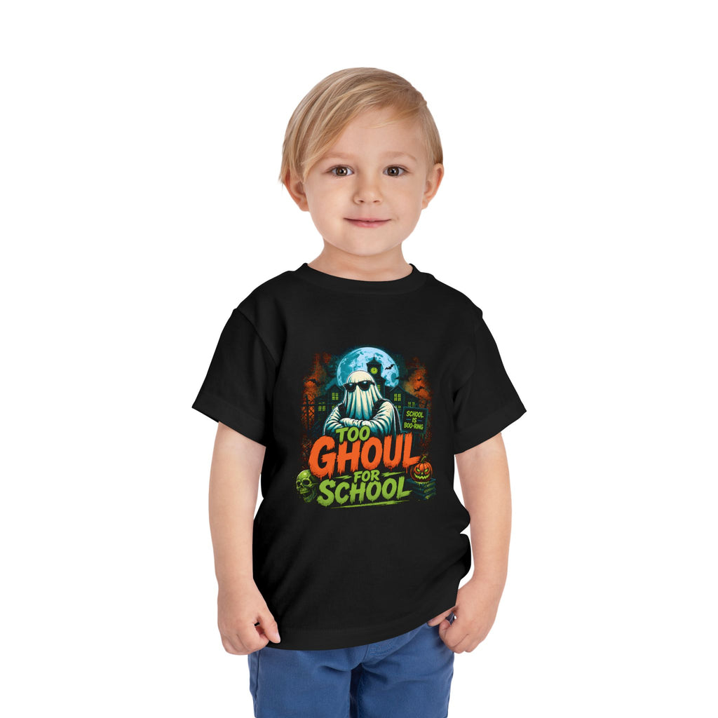 Too Ghoul For School Toddler Tee - Halloween Kids Graphic Shirt