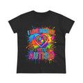 I Love Someone With Autism Tee - Colorful Puzzle Heart Autism Awareness T-Shirt