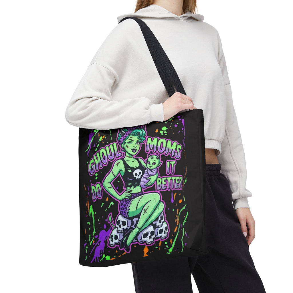 Ghoul Moms Do It Better Tote Bag — Halloween Mom Trick-or-Treat Tote