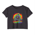 Pride Festival Crop Top — Rainbow "Love Is Love" Graphic