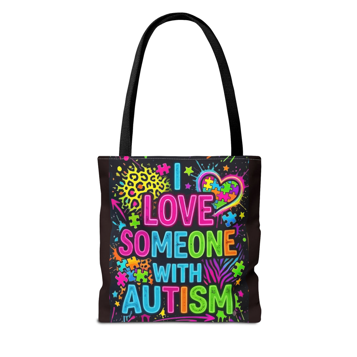 Love Someone with Autism Awareness Tote Bag