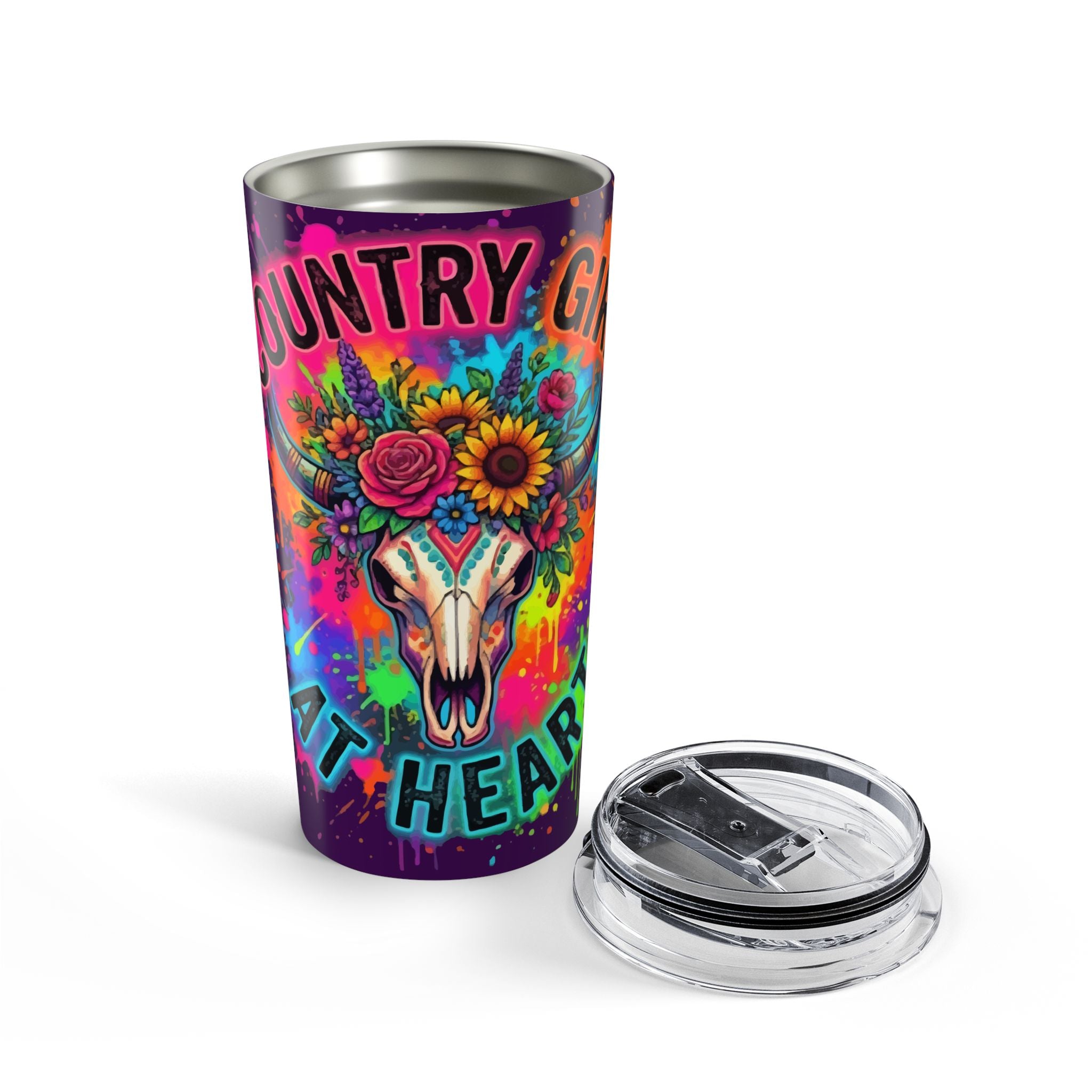 Country Girl Heart 20oz Insulated Tumbler