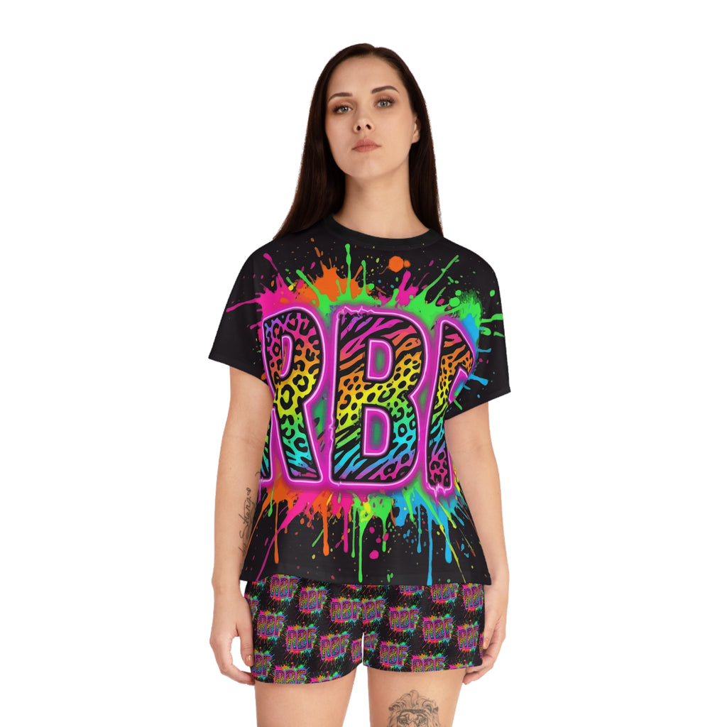RBF Neon Splash Pajama Set