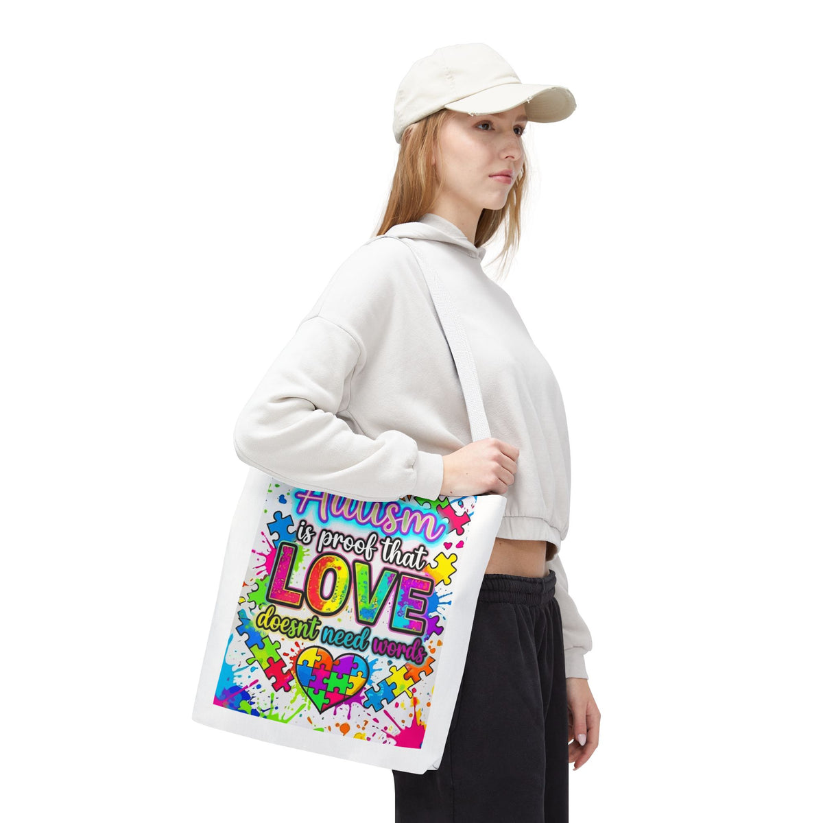 Autism Is Proof That Love Doesn’t Need Words Tote Bag