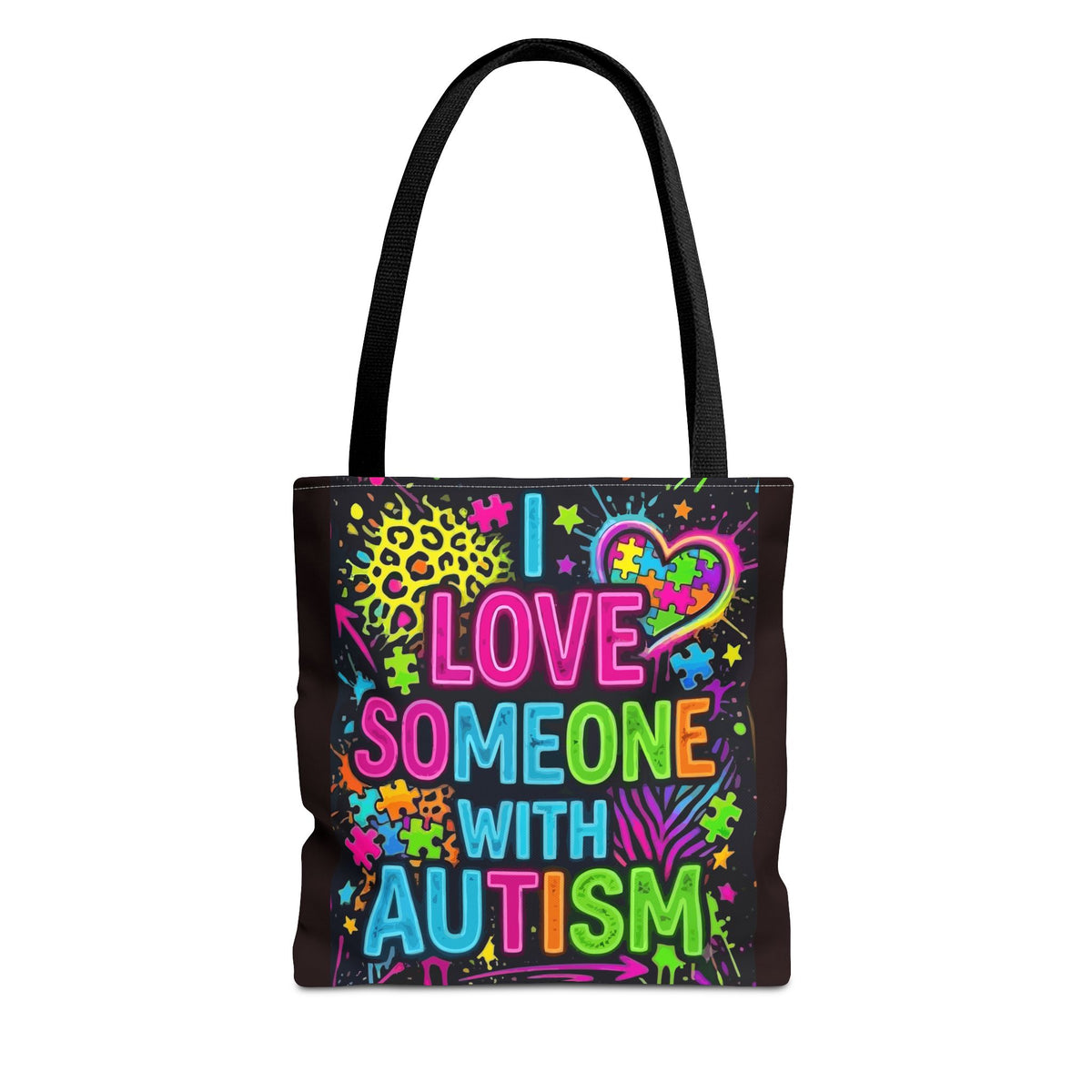 Love Someone with Autism Awareness Tote Bag