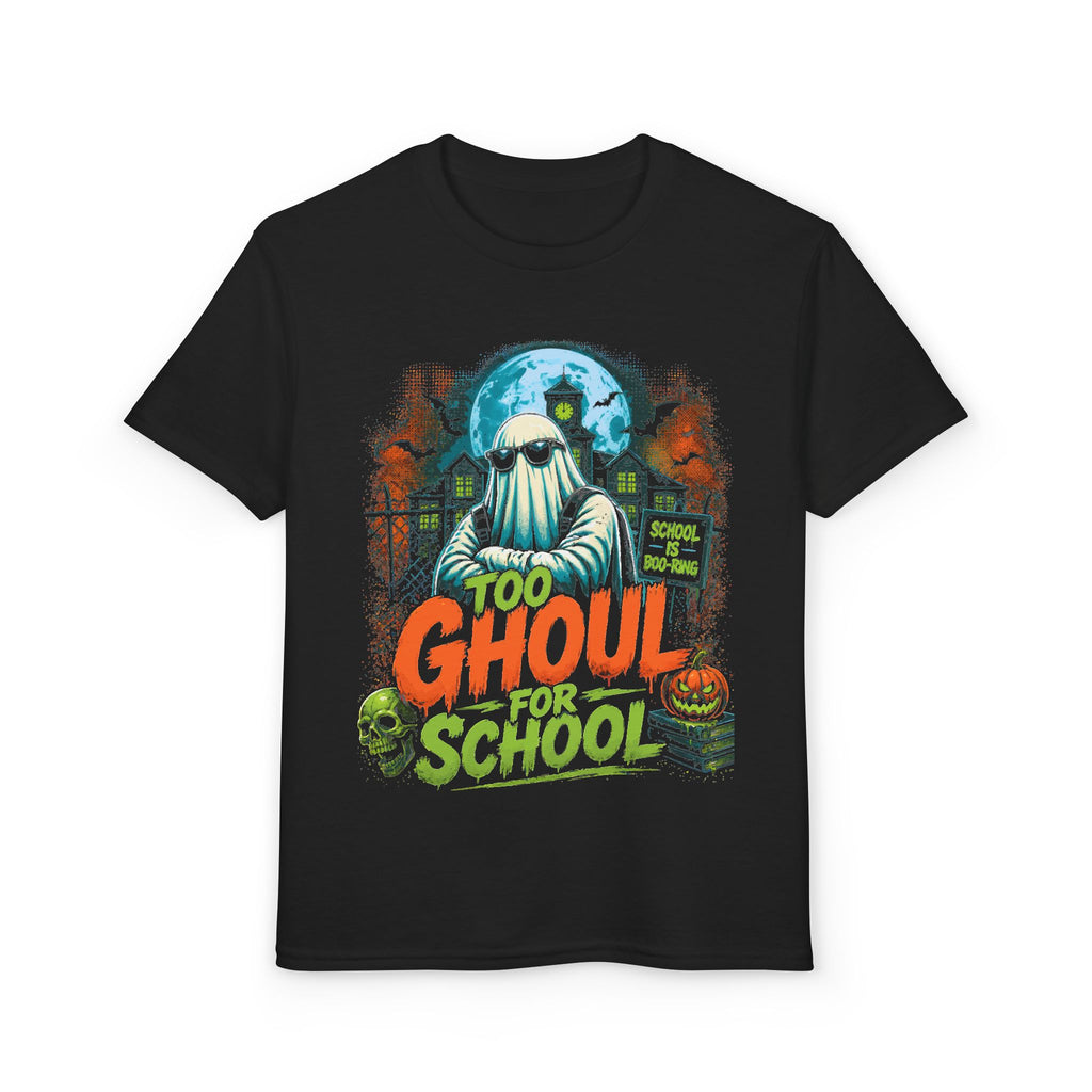 Ghoul School Youth T-Shirt — Spooky Halloween Ghost Design