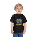 Toddler Tee — "Autism Is My Superpower" Colorful Dinosaur Autism Awareness Shirt