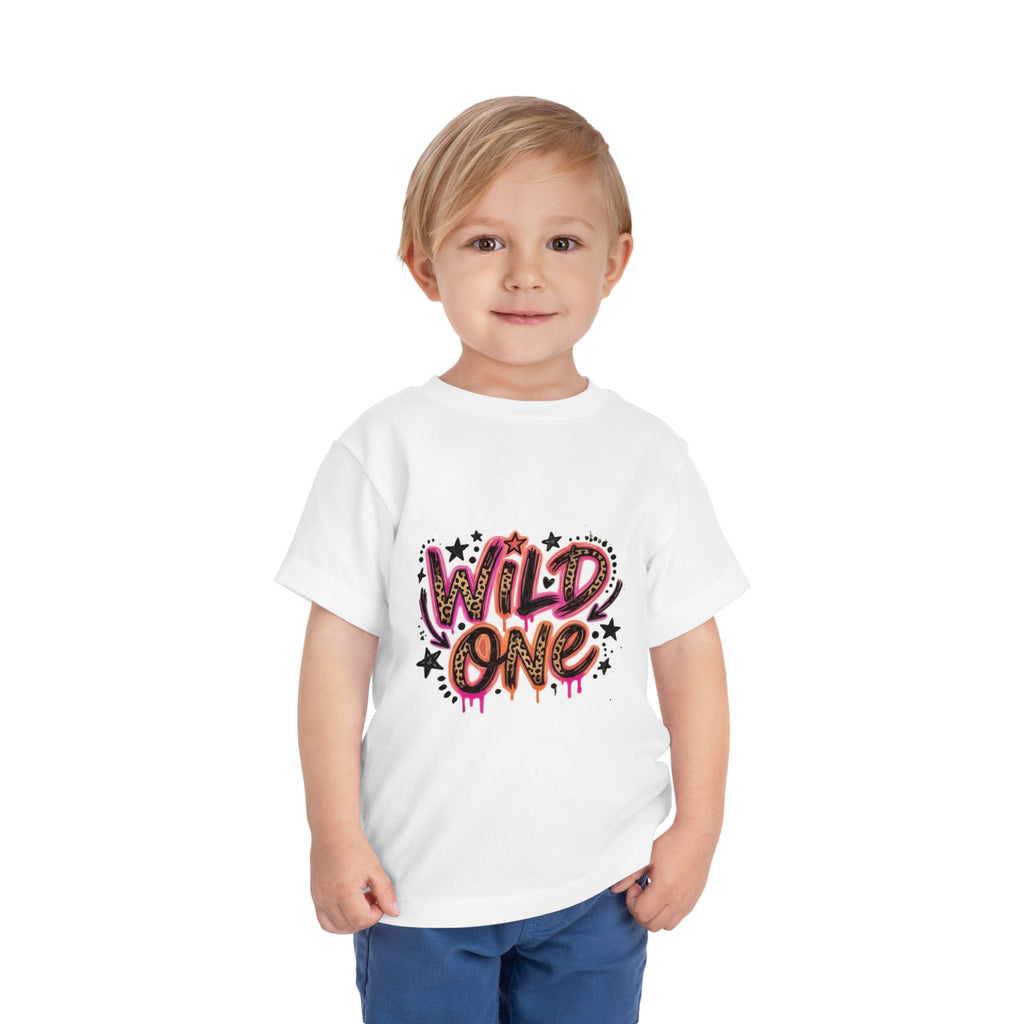 Wild One Toddler Tee — Graffiti Birthday Shirt for 1-Year-Olds