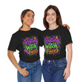 Resting Witch Face T-Shirt — Colorful Halloween Graphic Tee