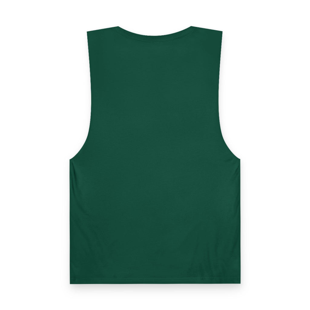 Skeleton Sun Hat Tank Top — Tropical Day of the Dead Skull Graphic Tank