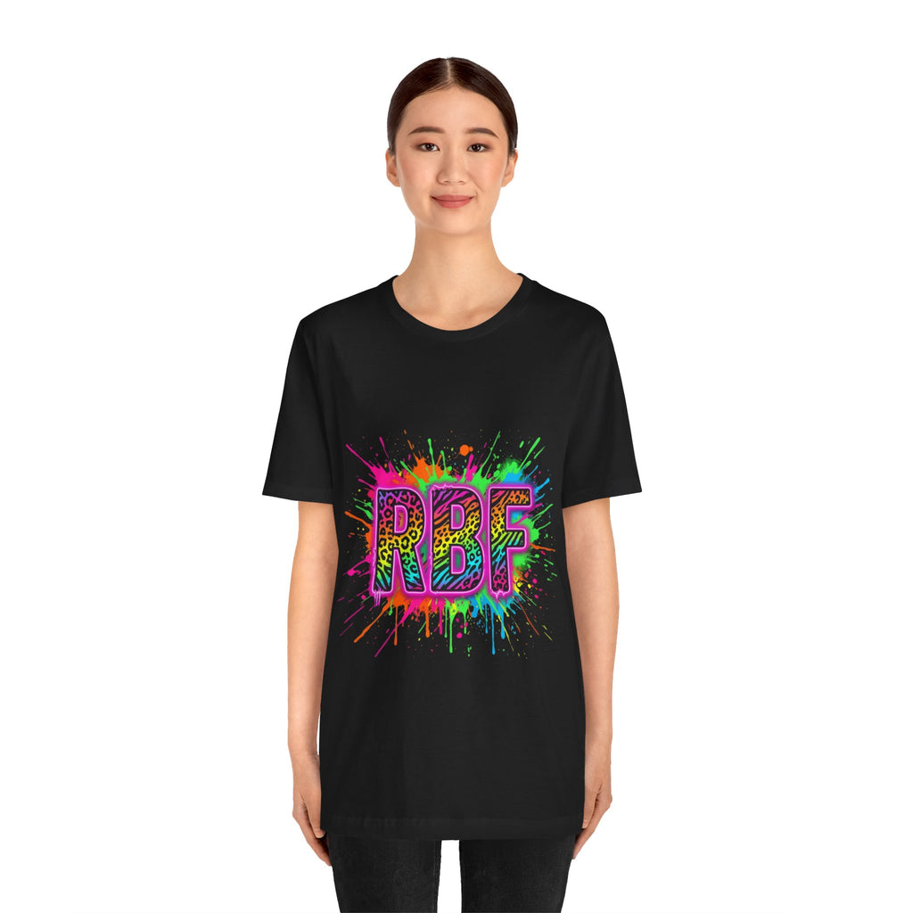 RBF Color Splash Tee — Bold Graphic RBF Shirt