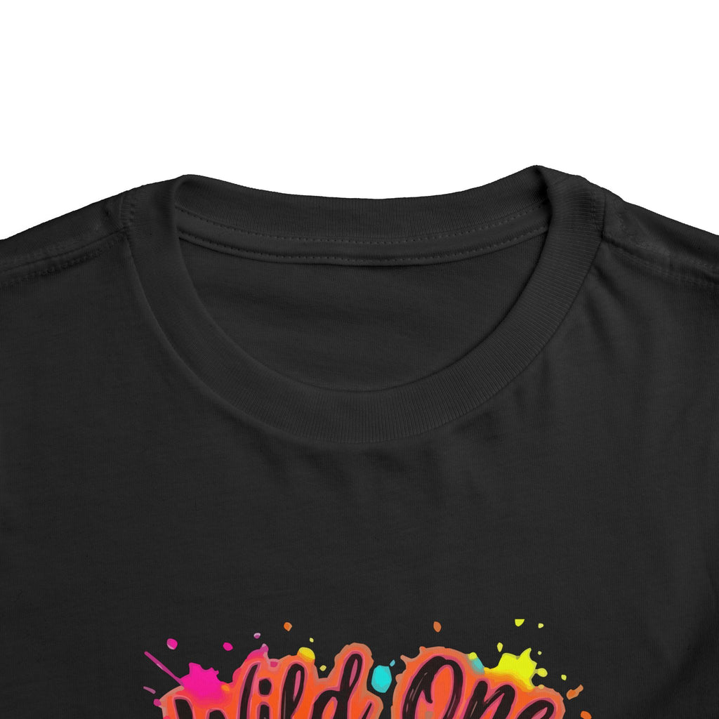 Wild One Toddler Tee — Colorful Cowboy Boots 1st Birthday Shirt