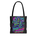 Tote — Neon Gothic 'Boss Bitch' Demoness Graphic Tote Bag