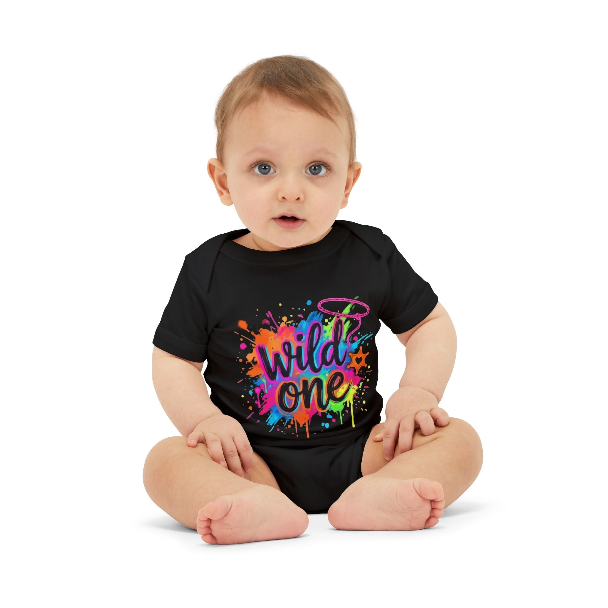 Wild One Baby Bodysuit – Colorful Graffiti 1st Birthday Infant Onesie