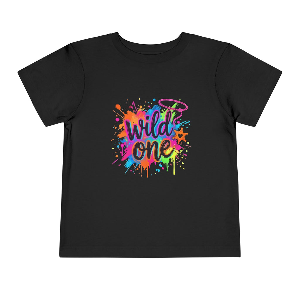 Wild One Toddler Tee — Colorful Graffiti 1st Birthday Shirt