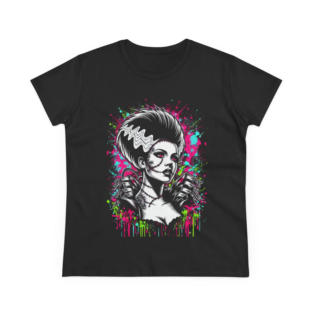Bride of Frankenstein Tee — Neon Gothic Women's Graphic Shirt