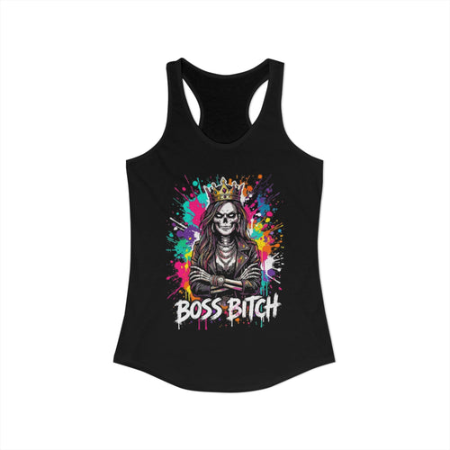 Boss Bitch Women’s Racerback Tank Top