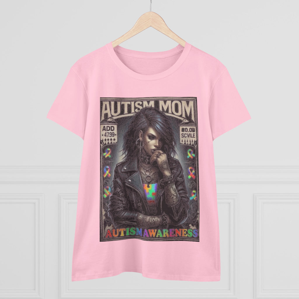 Autism Mom Tee — Gothic Rock Autism Awareness Women's T‑Shirt